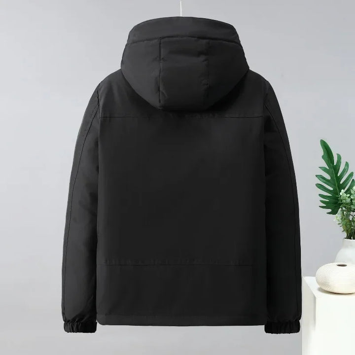 Men’s Outdoor Cycling Fleece Jacket – Lightweight Warm Workwear Coat for Teens