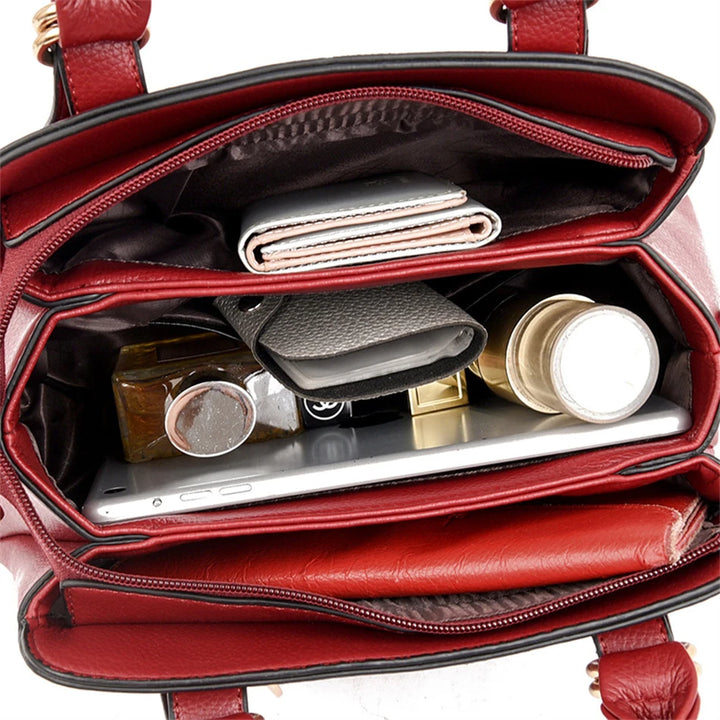 Luxury Women’s PU Leather Shoulder Bag – Designer Messenger Handbag