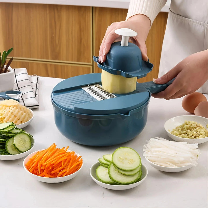 ChefEase™ 7-in-1 Veggie Slicer Tool