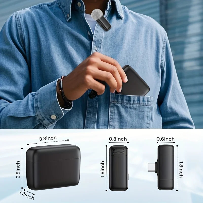 SmartClip™ Wireless Noise-Canceling Mic