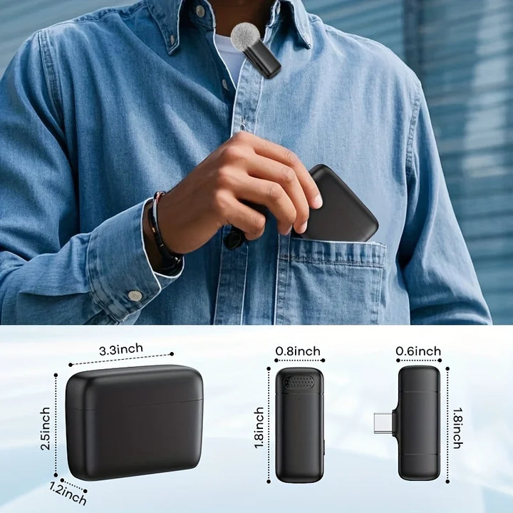 SmartClip™ Wireless Noise-Canceling Mic