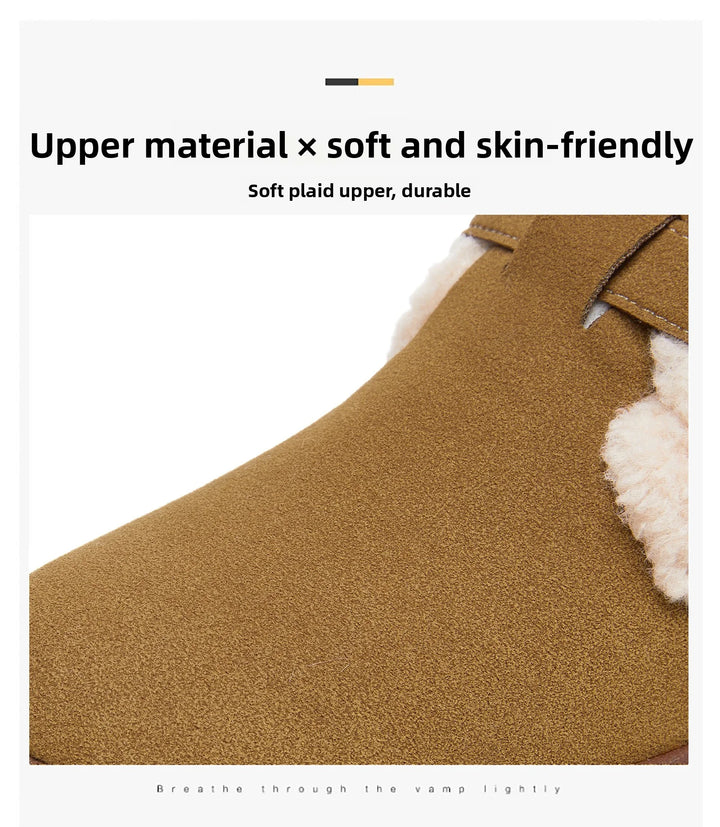 Women’s Winter Ankle Boots with Fur – Warm & Casual 2025