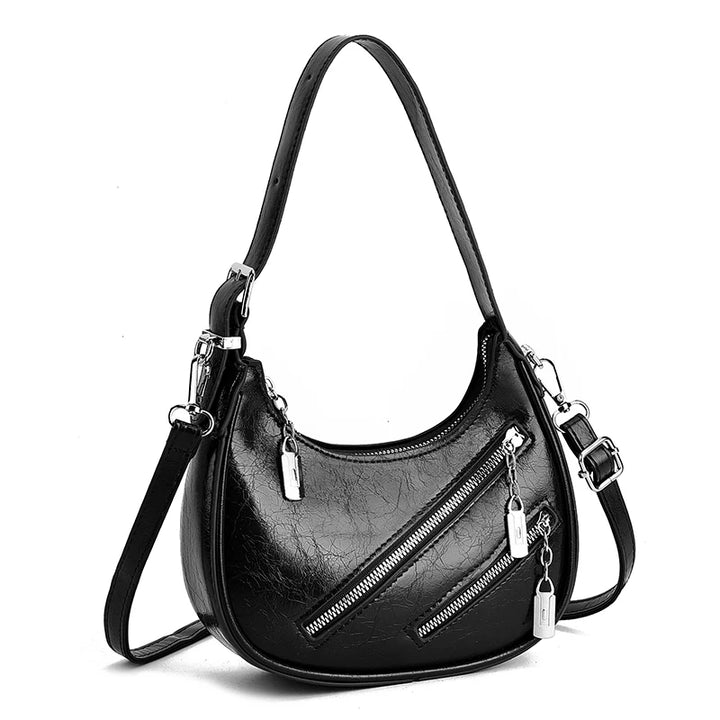 Women’s PU Leather Crossbody Bag – Vintage Hobo Clutch Handbag