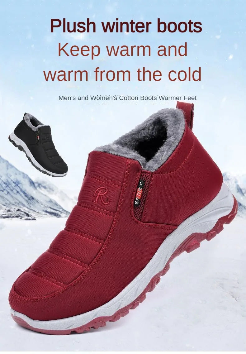 Men's Shoes Autumn Winter Casual Cotton Warm Wear Resistant Chunky Sole Affordable Free Shipping
