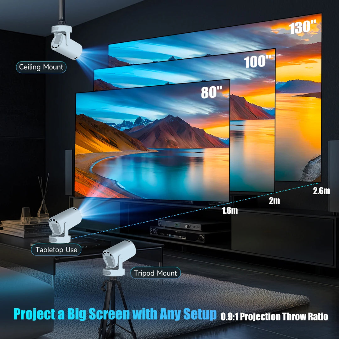 Magcubic HY300 Pro+ Android 11 WiFi6 Projector 4K