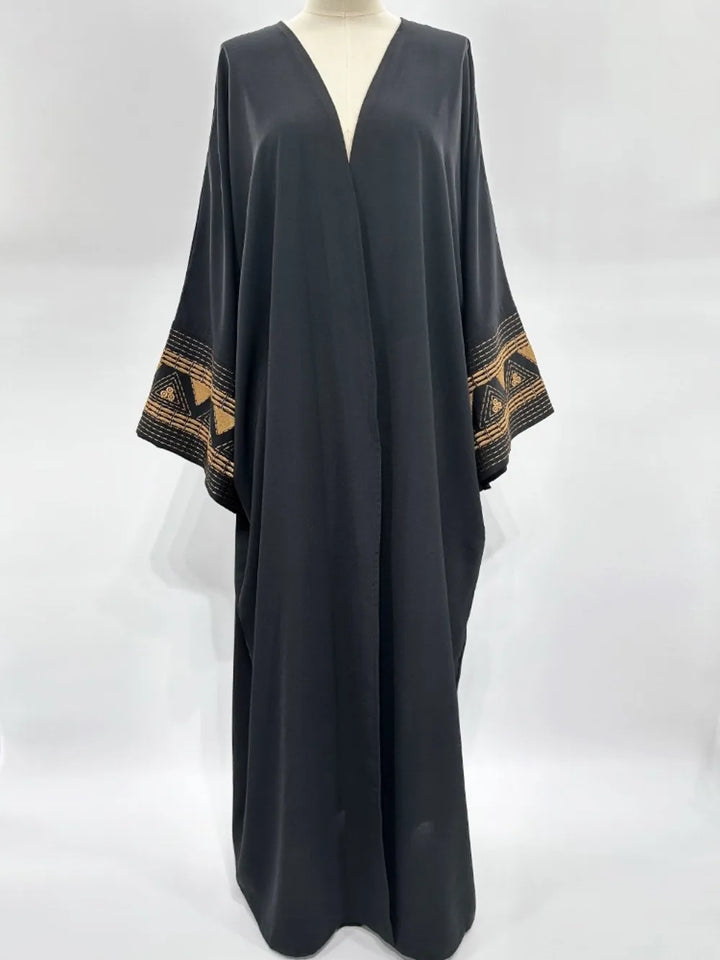 Morocco Kaftan Abayas Eid Muslim Abaya for Women Dubai Dresses Jalabiya Embroidery Ramadan Islam Vestidos Arab Long Robe 2025