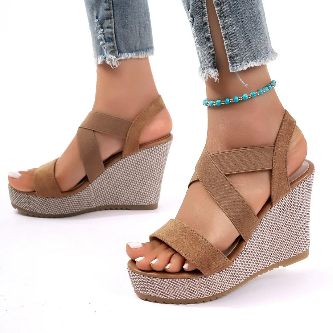 Women’s Wedge Sandals – Waterproof Thick-Soled Summer Shoes