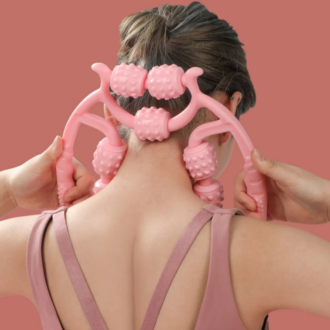 FitRoll™ 9-Wheel Leg Roller – Sports & Fitness Massager