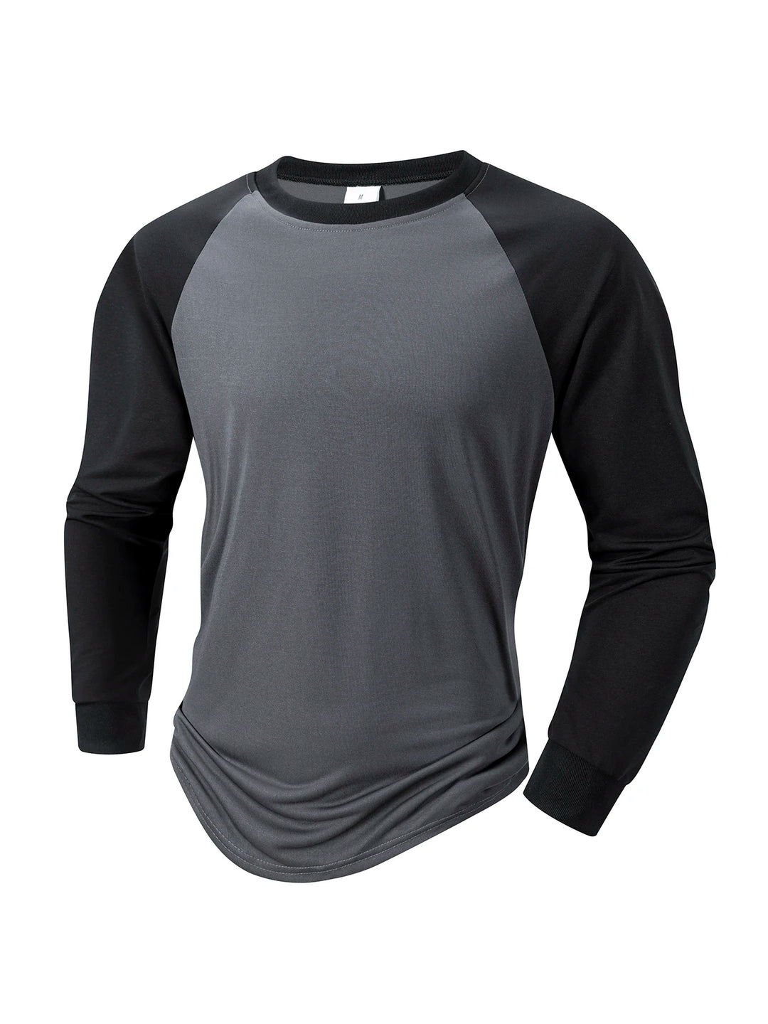 T Shirt for Men O-neck Casual Long Sleeve T-shirts Solid Color Men's Clothing Full Length Sleeve for Spring Summer Undershirts