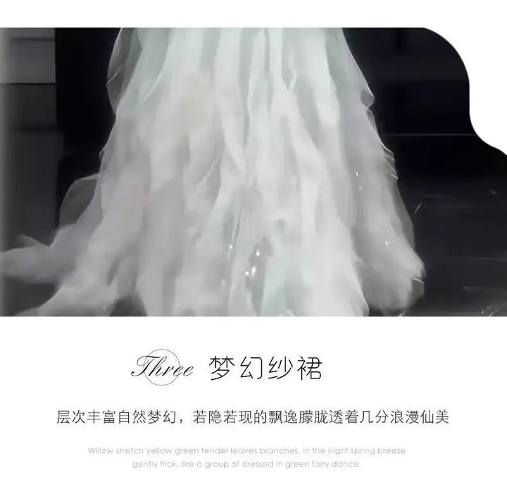 Evening Gown Dress For Women 2025 New High-end Light Luxury Niche Heavy Industry High-end Sense Elegant Temperament Host Dress