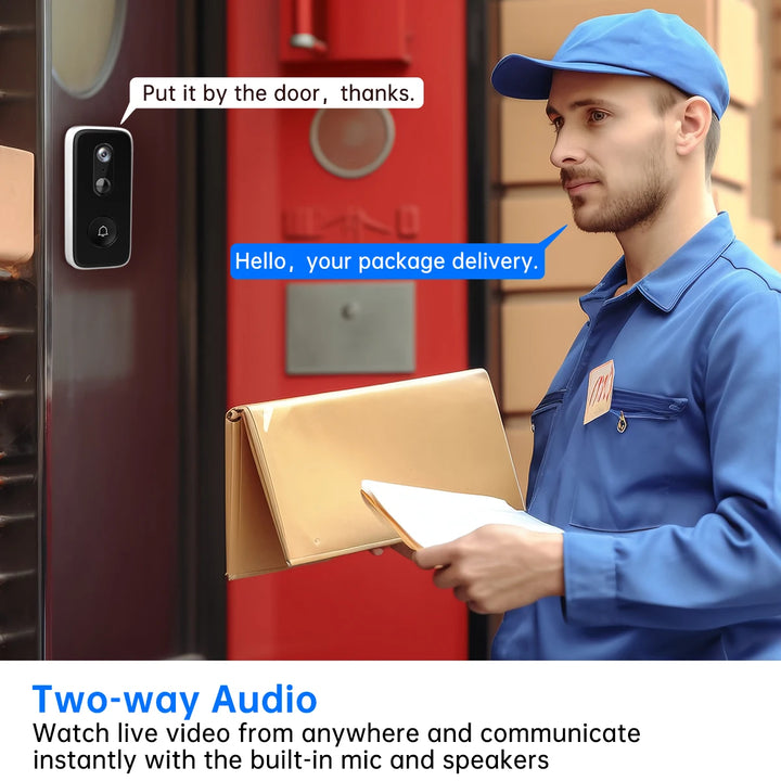 2K WiFi Doorbell™ – Smart Home Video Intercom