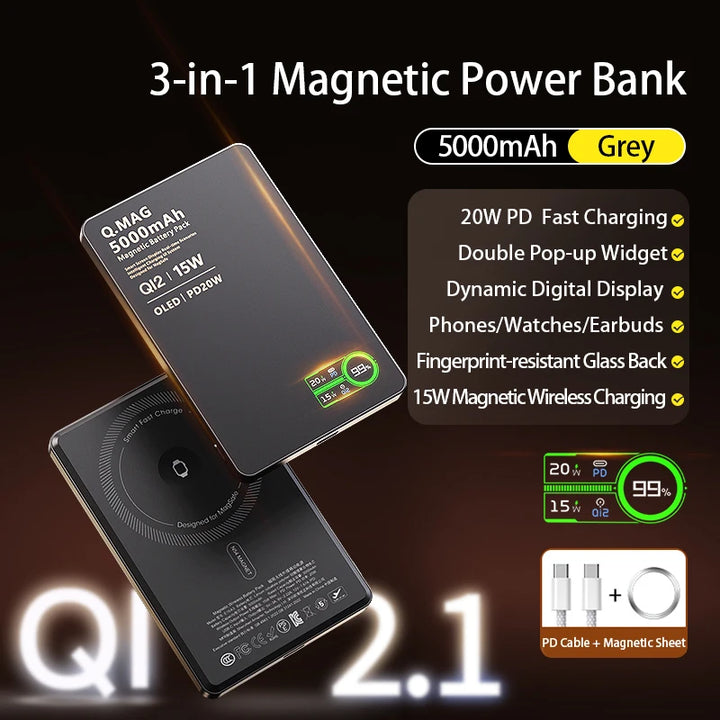 MagCharge™ 2.1 Wireless Powerbank