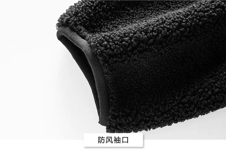 Men’s Warm Polar Fleece Jacket – Casual Outdoor Winter Coat