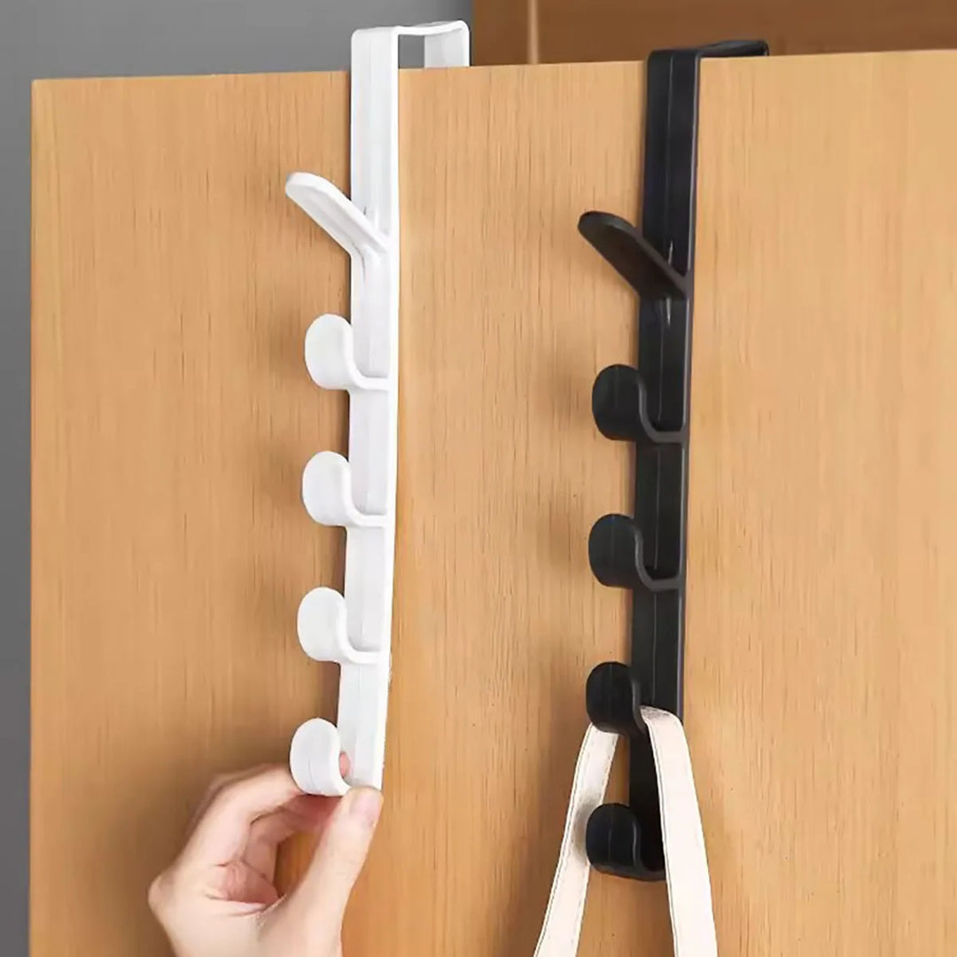 Door-Mounted Clothes & Bag Organizer