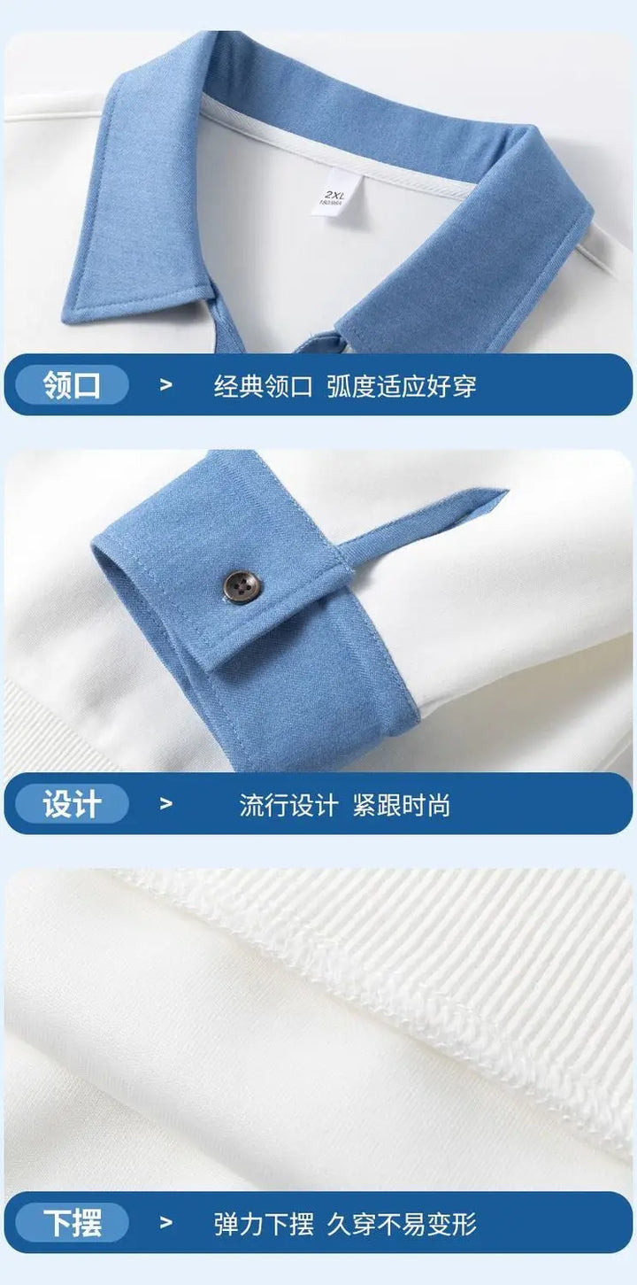 Men’s Spring/Autumn Sweatshirt – Trendy Loose Fit, Casual Long Sleeve