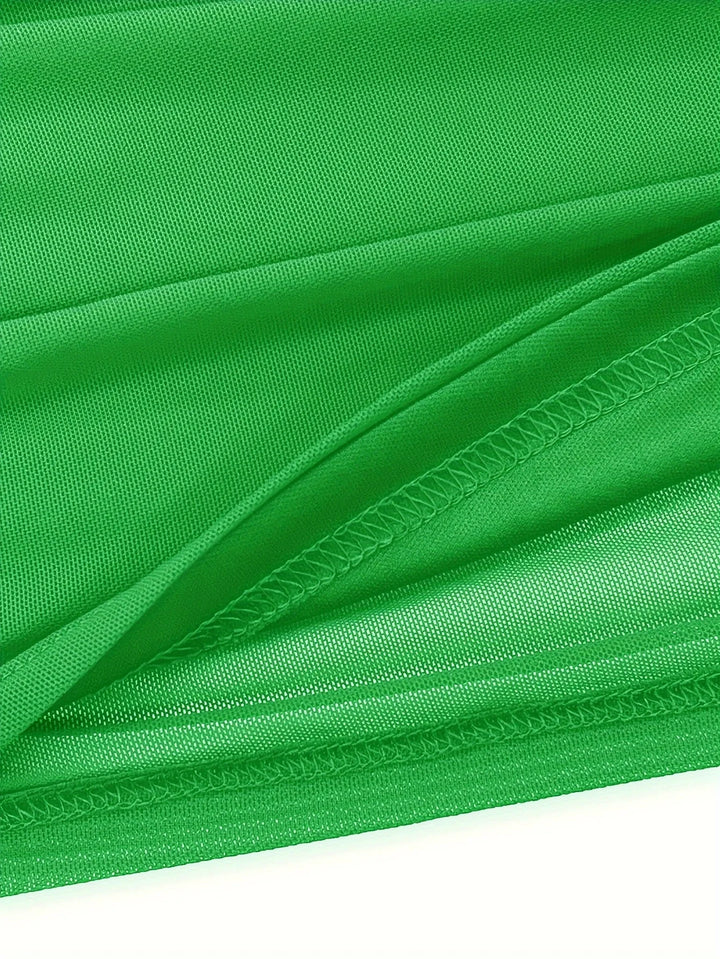 2025 Women’s Off-Shoulder Crop Top – Slim Fit Autumn/Winter Streetwear