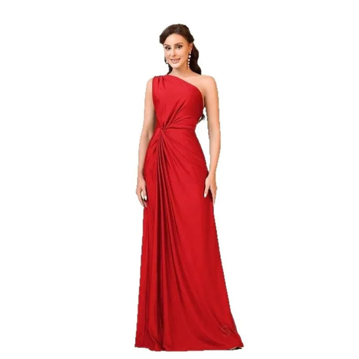 European and American Evening Dresses, Women's Banquet Wear New Products, Backless Fashion Temperament, Adult Evening Dresses