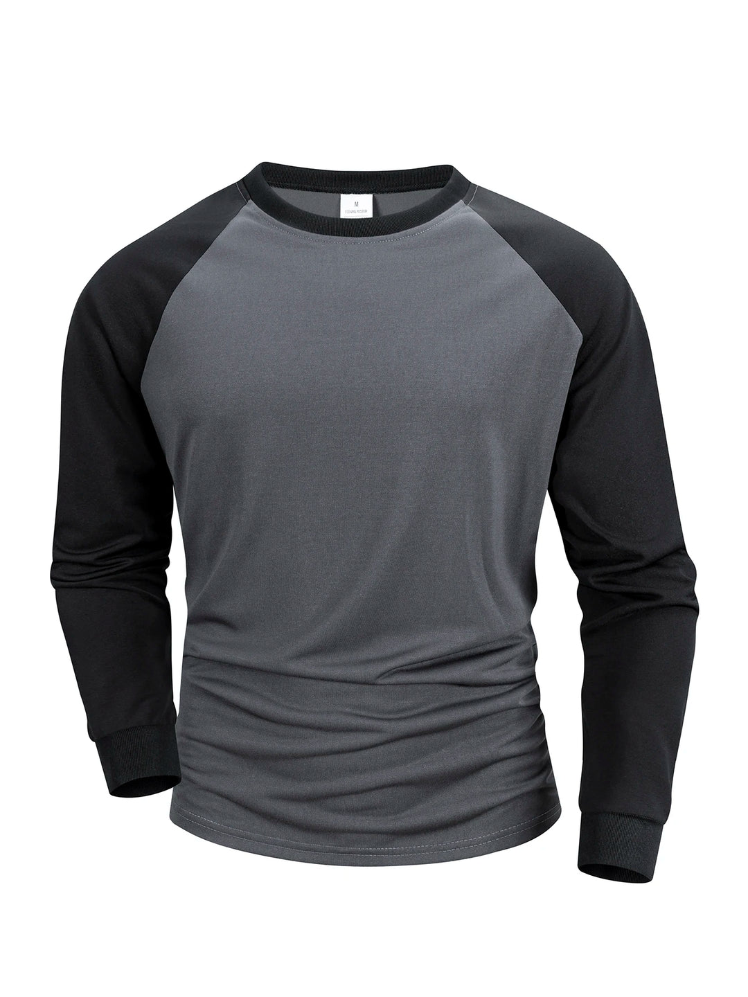 T Shirt for Men O-neck Casual Long Sleeve T-shirts Solid Color Men's Clothing Full Length Sleeve for Spring Summer Undershirts