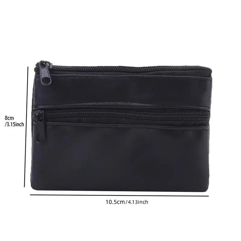 Leather Coin Purse & Mini Wallet for Men, Women & Kids