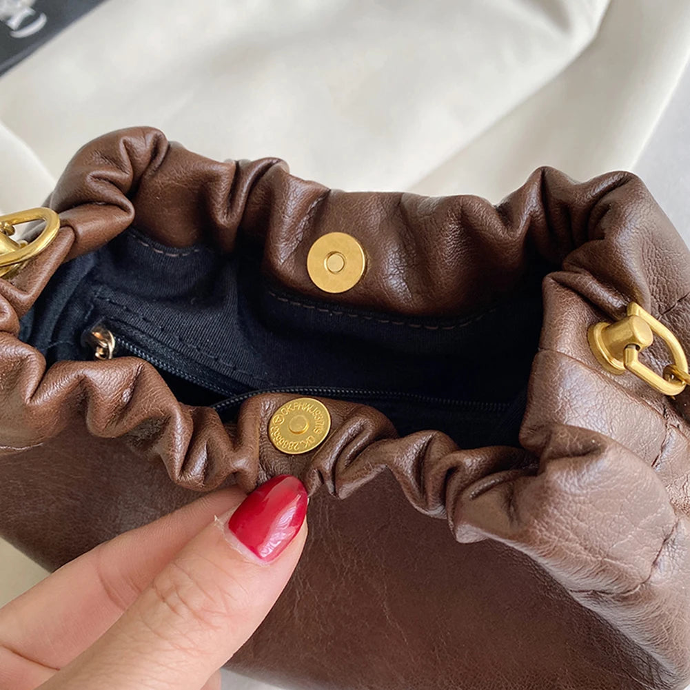 Women’s PU Leather Crossbody Tote Hobo Bag