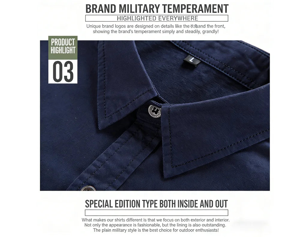 Spring Summer Men's Tactical Shirts Outdoor Men Cotton Shorts Sleeve Military Shirts Fashion Men Button Hiking Work Shirts