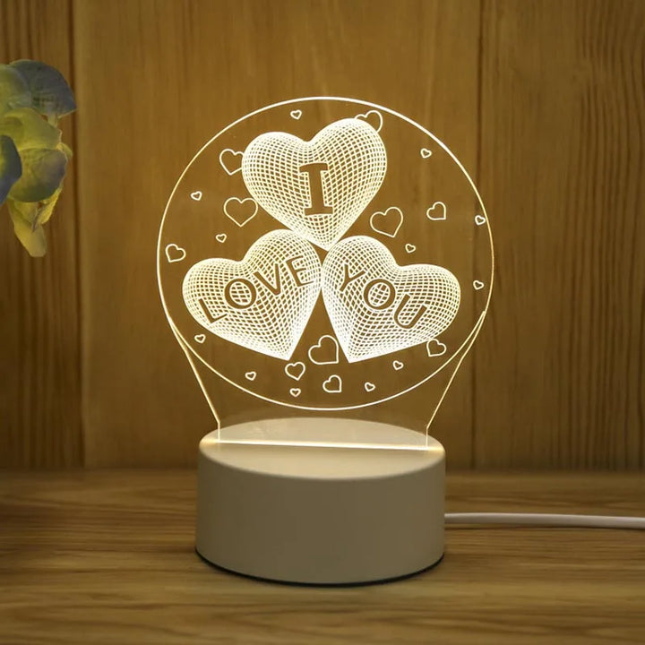 HeartLight™ Romantic 3D LED Lamp