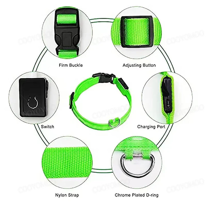 PetShine™ USB LED Glow Collar