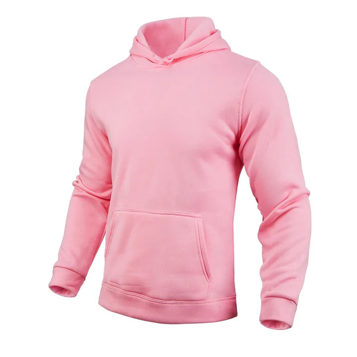 Men’s Hooded Sweatshirt – Sports Casual Fashion, Daily Comfort