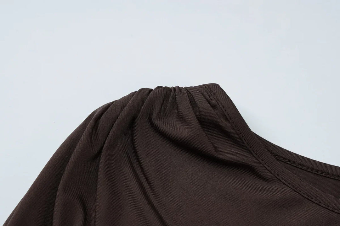 Woman Clothing O-neck Sleeveless Tunics High Slit Long Dress Streetwear Y2K Female High Waist Ruched Solid Holiday Party Dresses