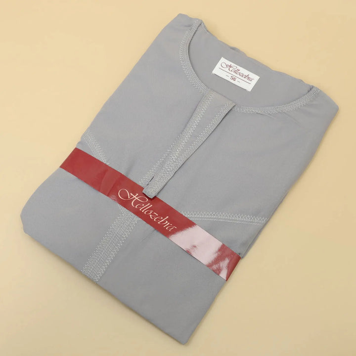 Middle East Arab Kaftan Men Muslim Clothing Solid Long-sleeved Round Neck Robes Causal Loose Men Jubba Thobe National Costumes