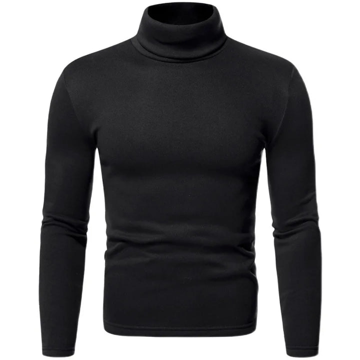 Men Turtleneck Sweater Design Long Sleeve Shirt top