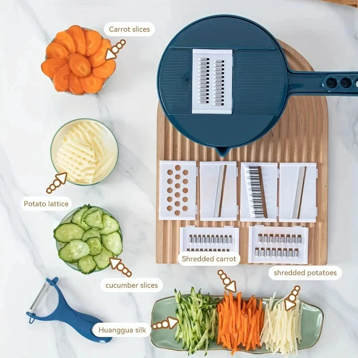 ChefEase™ 7-in-1 Veggie Slicer Tool