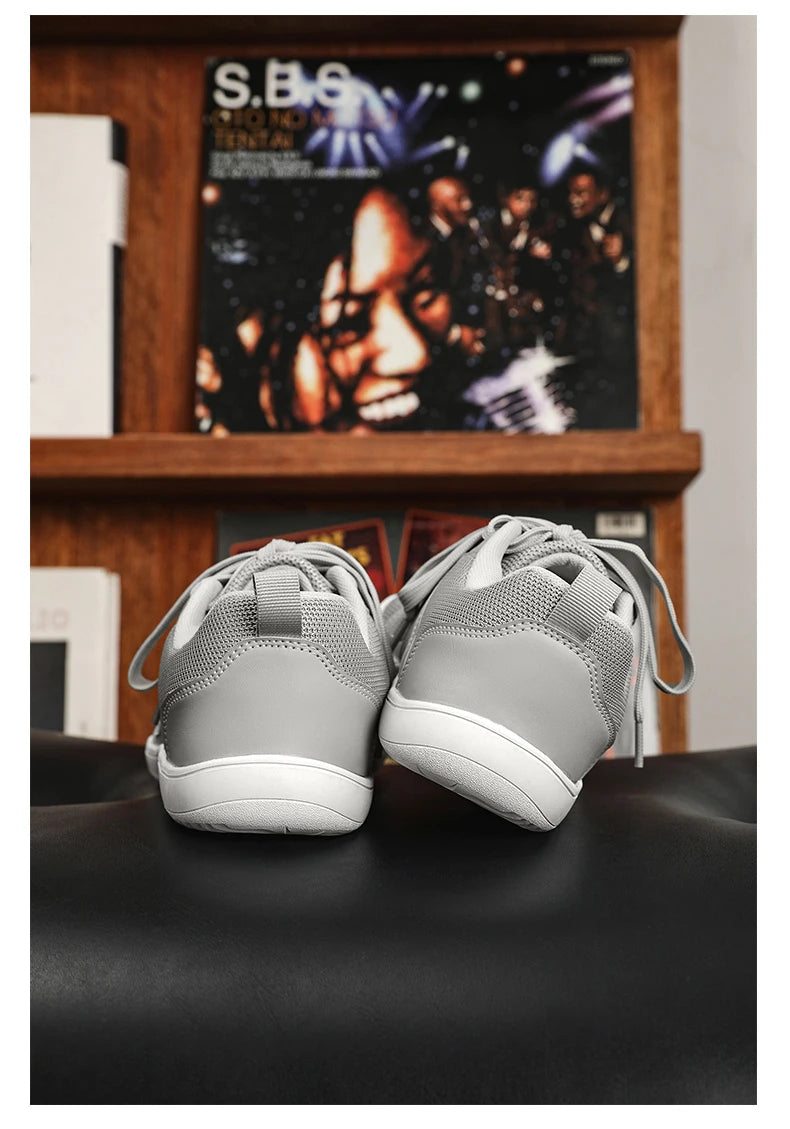 New Minimalist Shoes for Men Wide Toe Barefoot Zero Drop Shoes Casual Breathable Mesh Lightweight Walking Sneakers Man