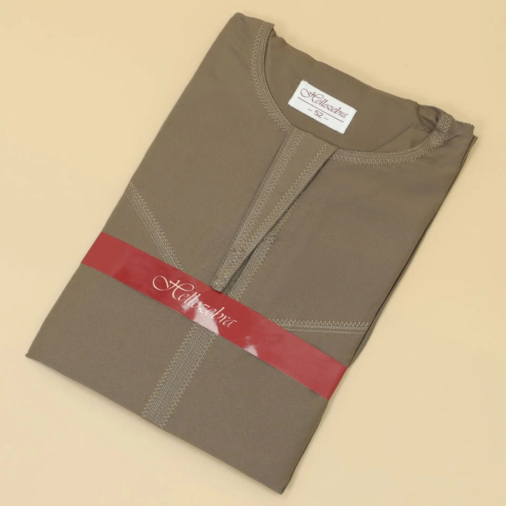 Middle East Arab Kaftan Men Muslim Clothing Solid Long-sleeved Round Neck Robes Causal Loose Men Jubba Thobe National Costumes