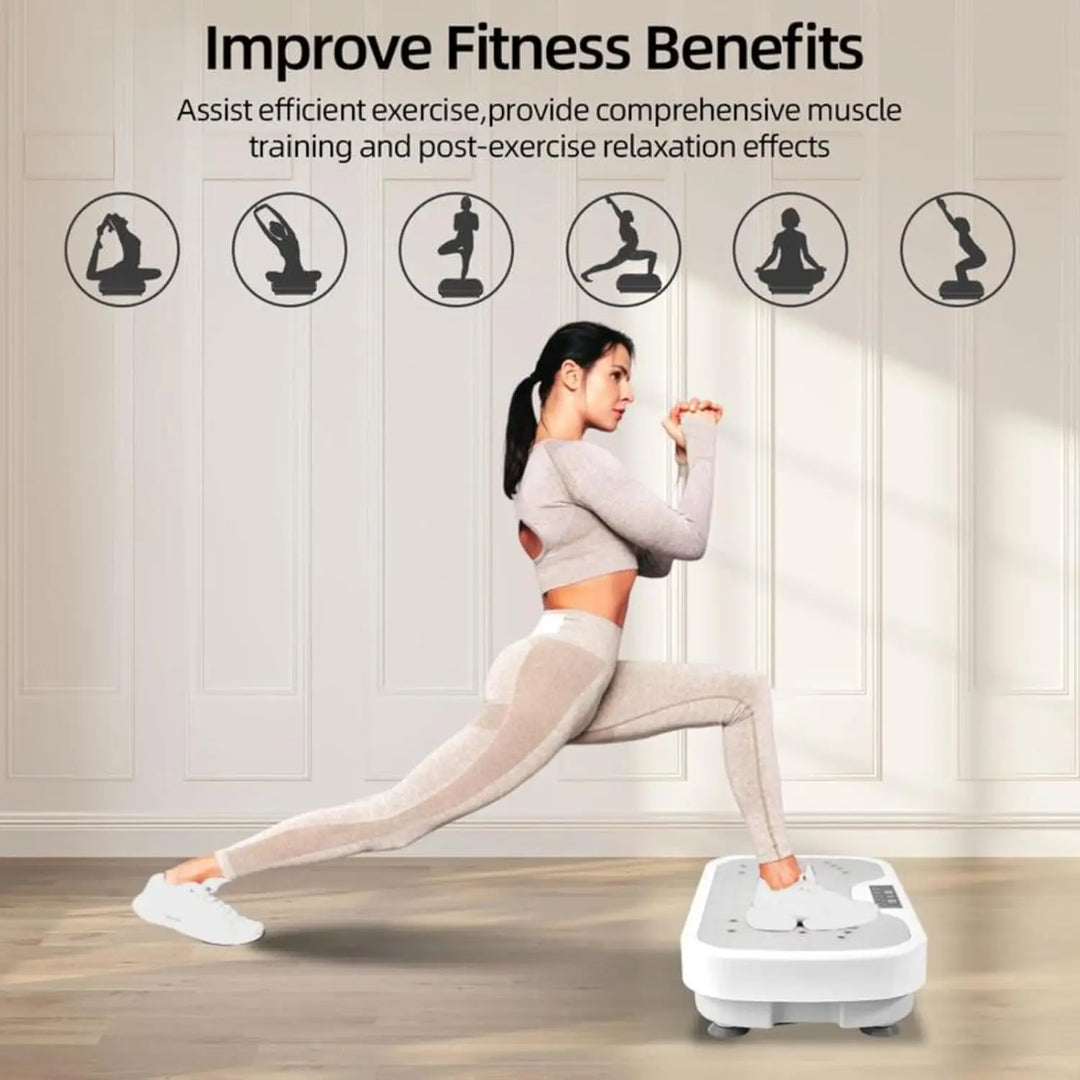 منصة الاهتزاز المنزلي BodyTone™ - رمادي