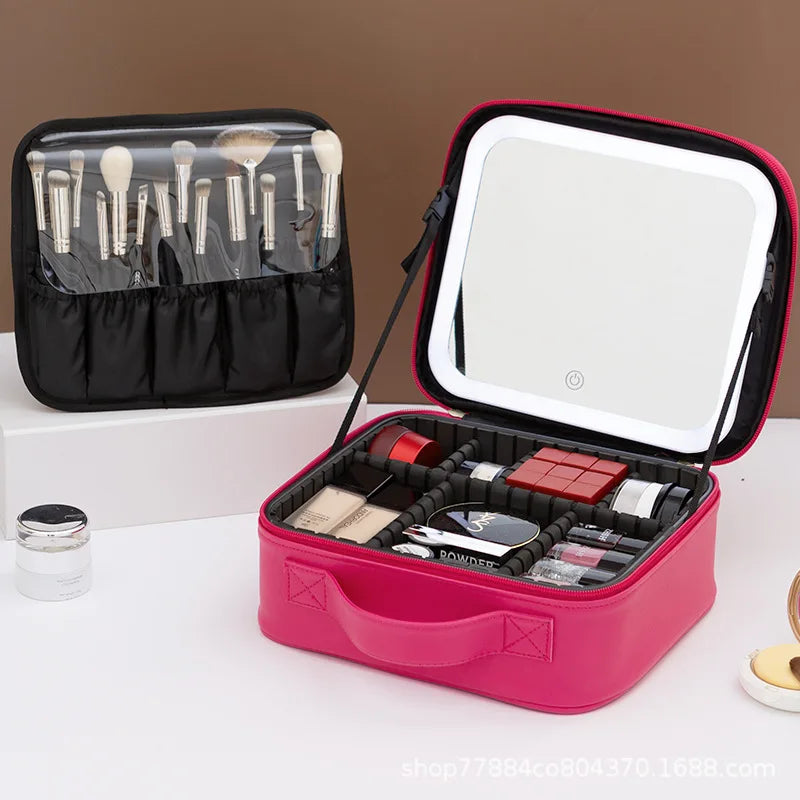 حقيبة مستحضرات التجميل المضيئة من شاين ميت™