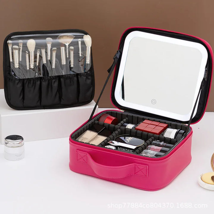 حقيبة مستحضرات التجميل المضيئة من شاين ميت™