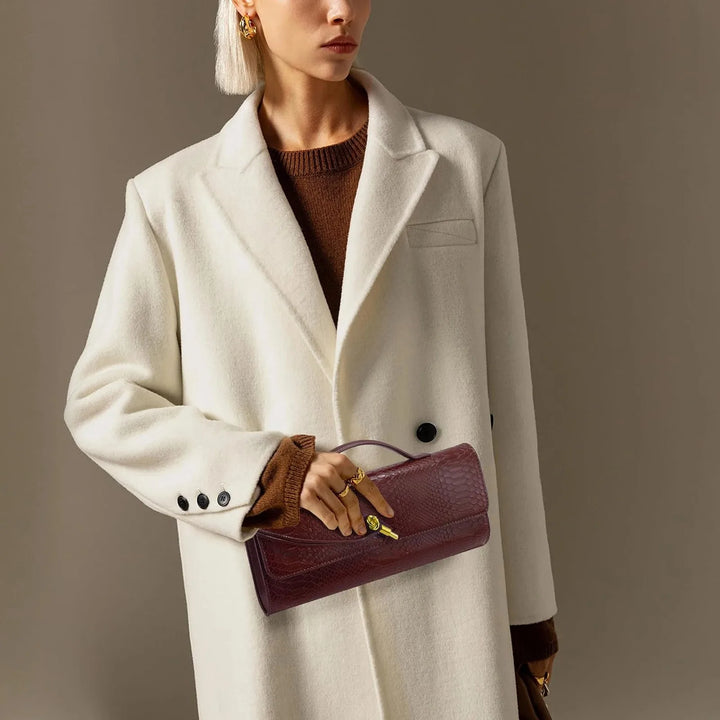 Women’s Leather Clutch & Evening Handbag – Crossbody & Shoulder Bag