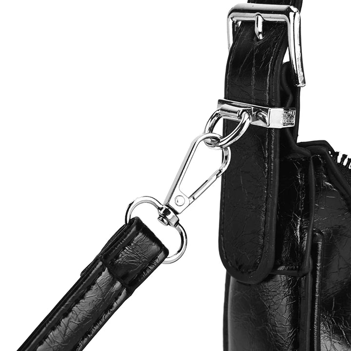 Women’s PU Leather Crossbody Bag – Vintage Hobo Clutch Handbag