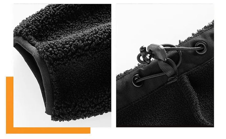 Men’s Warm Polar Fleece Jacket – Casual Outdoor Winter Coat