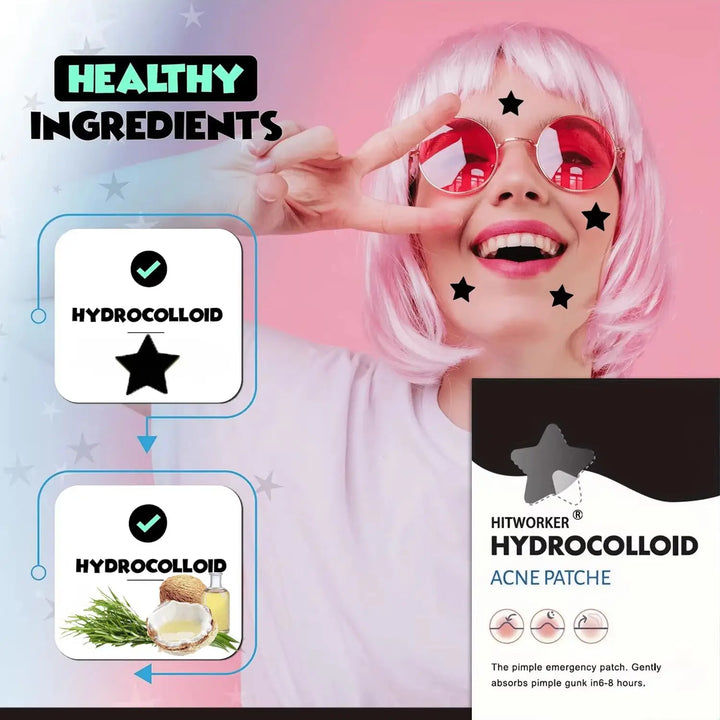 لصقات AcneStar™ الهيدروكولويدية الموضعية