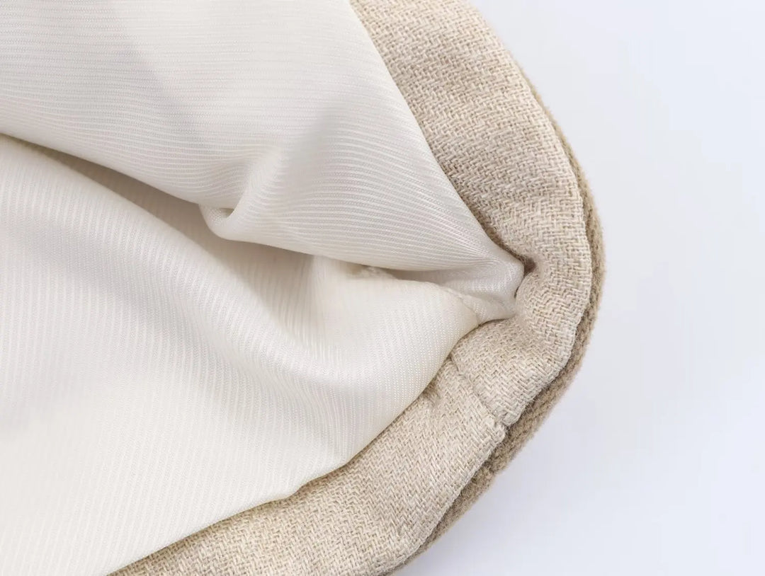 Women’s Autumn 2025 Jacket – Chic Long Sleeve Coat with Rope Knot Buckle