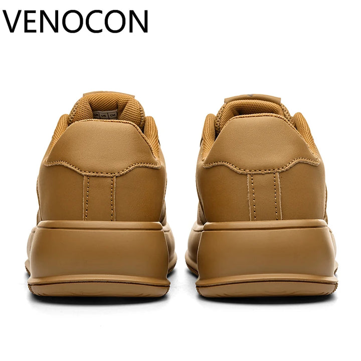 VENOCON Minimalist Wide Toe Box Sneakers – Fabric & Leather