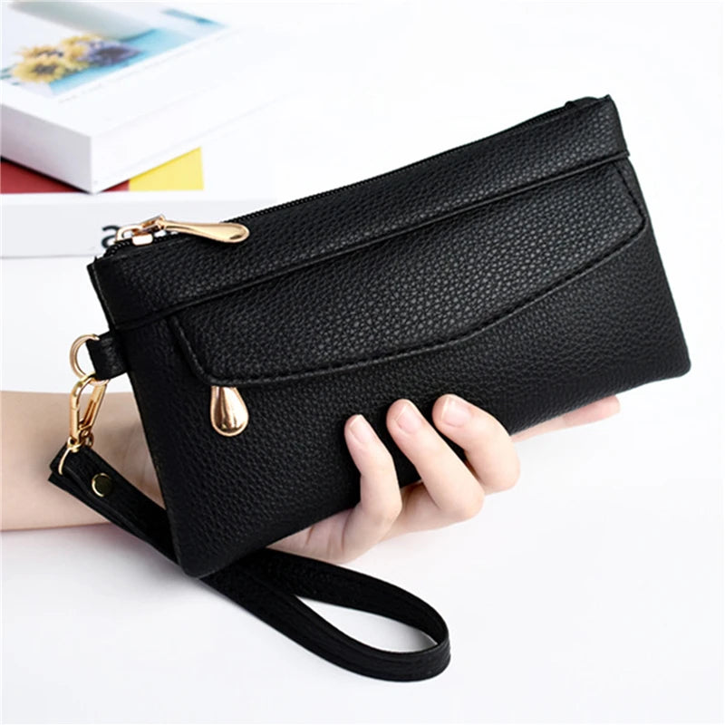 Women’s PU Leather Wallet – Phone & Coin Purse