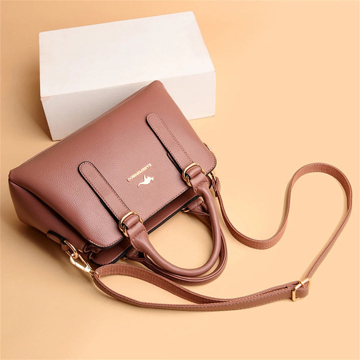 Luxury Women’s PU Leather Shoulder Bag – Designer Messenger Handbag