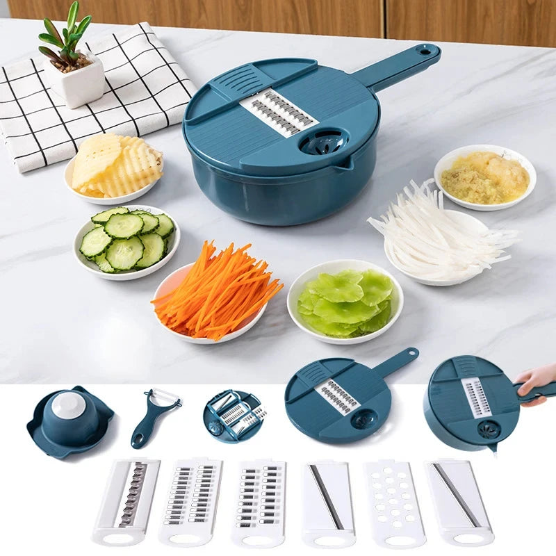 ChefEase™ 7-in-1 Veggie Slicer Tool