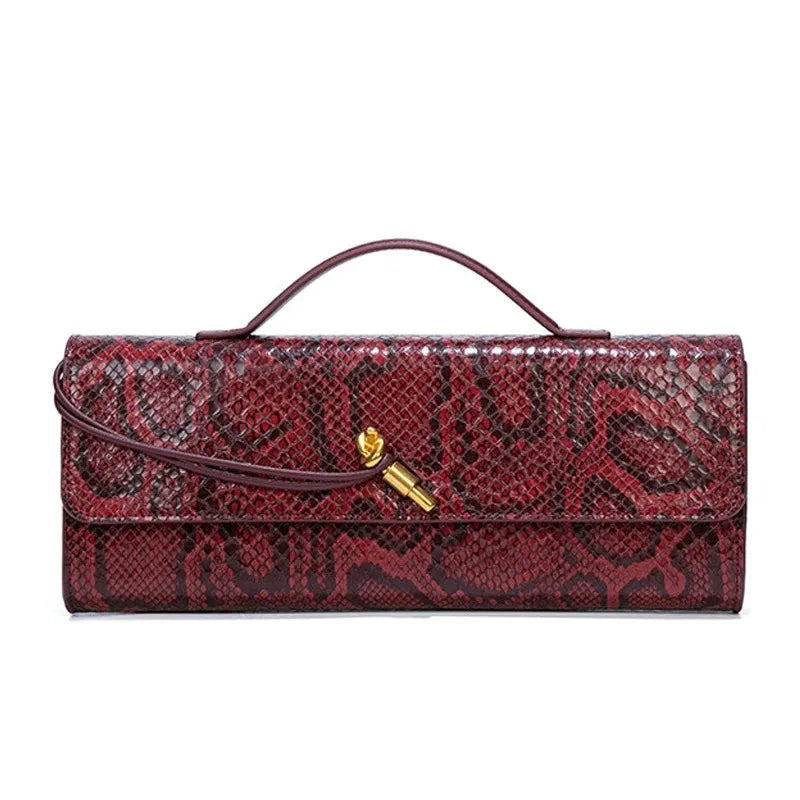 Women’s Leather Clutch & Evening Handbag – Crossbody & Shoulder Bag