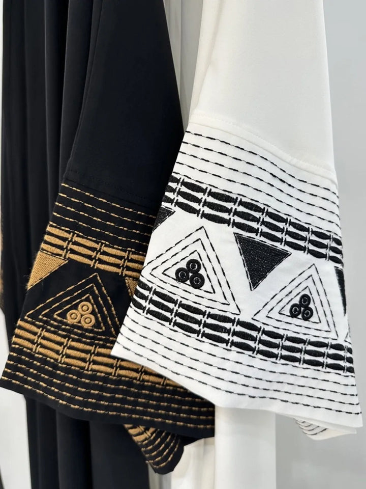 Morocco Kaftan Abayas Eid Muslim Abaya for Women Dubai Dresses Jalabiya Embroidery Ramadan Islam Vestidos Arab Long Robe 2025