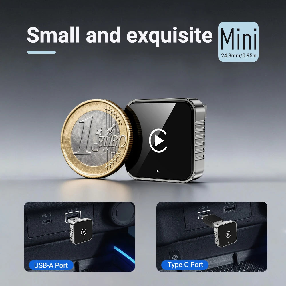 Wired to Wireless CarPlay Adapter