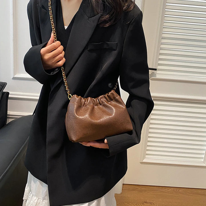 Women’s PU Leather Crossbody Tote Hobo Bag